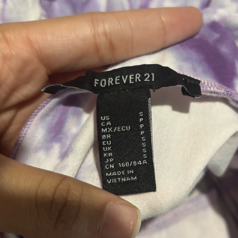 Forever 21 Lavender Tie-Dye Dress - Picture 3 of 3